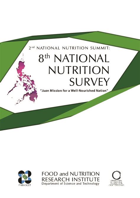 8th National Nutrition Survey .